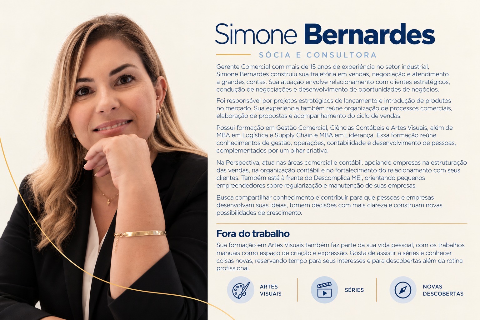 Simone Bernardes, sócia fundadora da Perspectiva