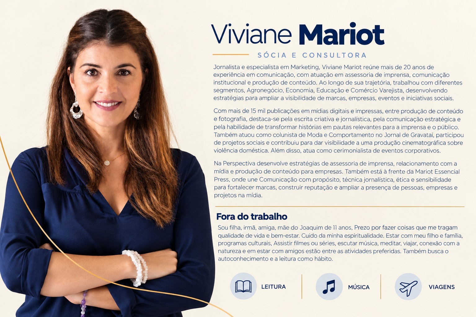 Viviane Mariot, sócia fundadora da Perspectiva